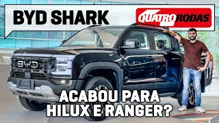 BYD SHARK: DIRIGIMOS a picape híbrida que atacará Ranger e Hilux no Brasil