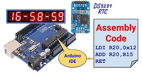Assembly via Arduino   Programming DS3231 RTC