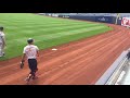 Blake swihart boston red sox catcher works out with jason varitek at yankee stadium on may 10 