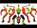 Hulk smash Ironman Ant-Man siren head assemble toys video