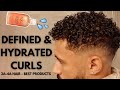 Men’s CURLY HAIR ROUTINE for DEFINED CURLS