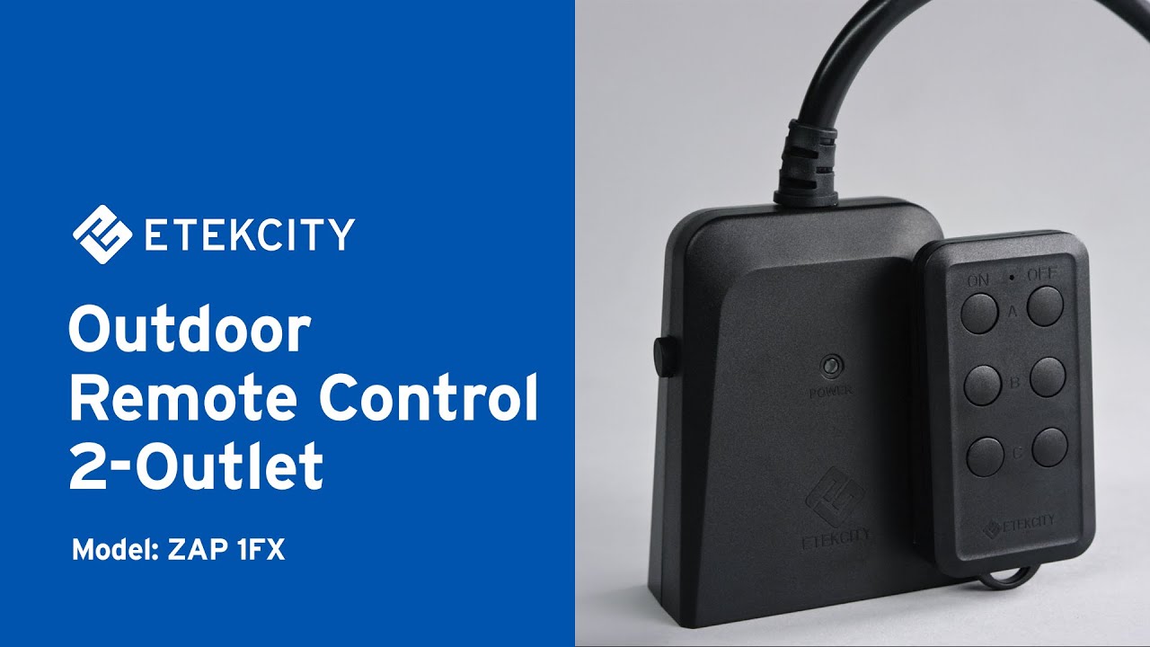 Etekcity Wireless Remote Control Outlet Switch