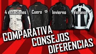 MOTO VERANO vs INVIERNO CUERO vs 4 ESTACIONES -