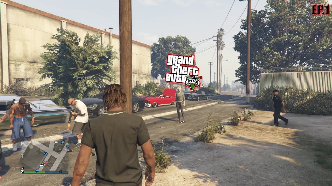 GTA5 | A DAY IN LOS SANTOS | W/ THE CREW | EP.1 - YouTube