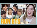 REACTING TO RUN BTS EPISODE 140 | CATCHING UP ON BTS | REACTION