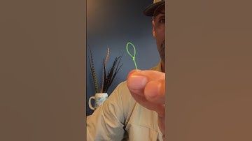 How to make a Small PERFECTION LOOP on the water #fishing #fishingtips #flyfishing #trout