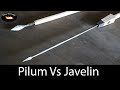 Tests pilum romain contre javelot celtique