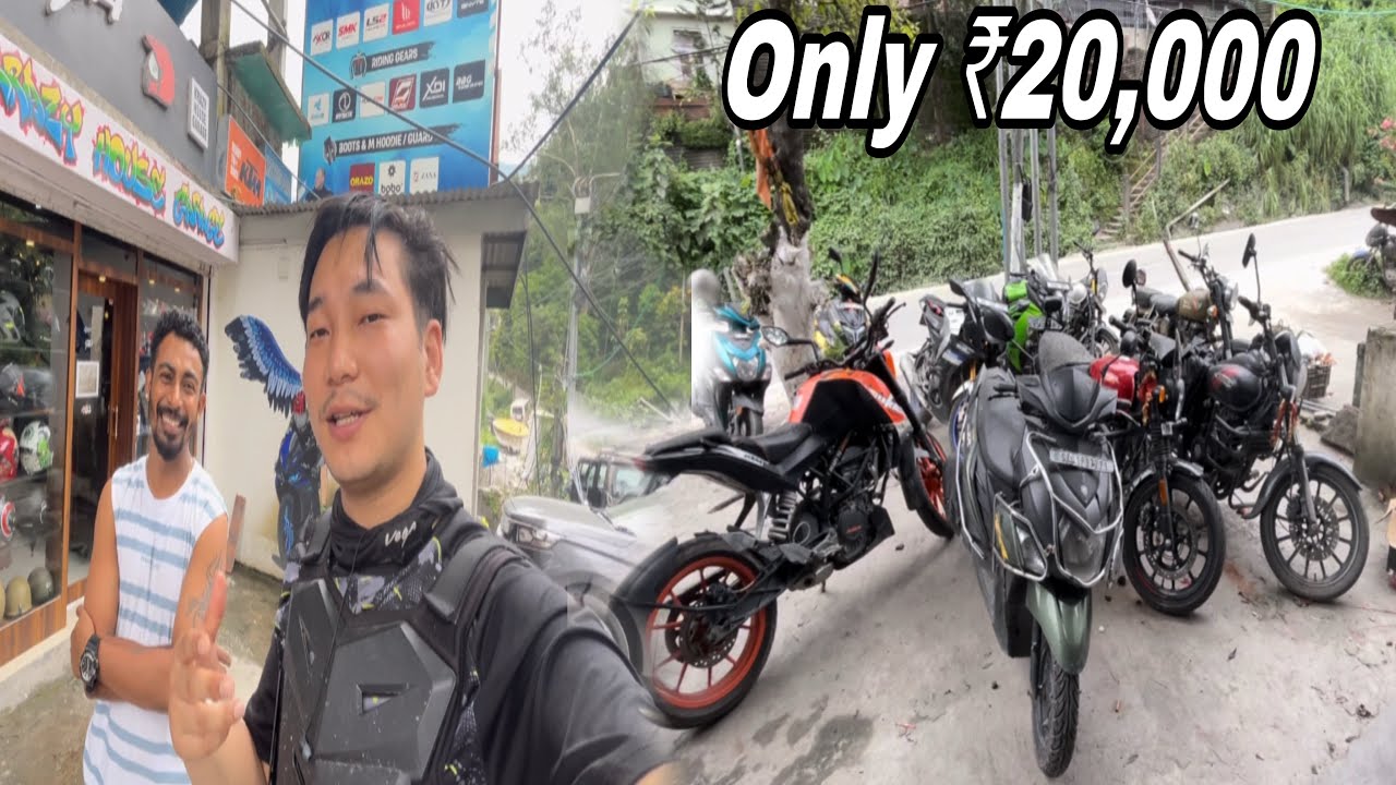 Second hand bike scooters with 6 months warranty 100% trusted location Singtam ||Krazy house garage
