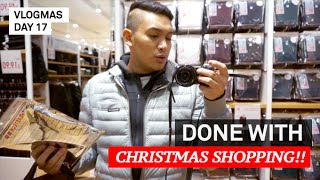 Done With Christmas Shopping!! - Vlogmas Day 17 - ohitsROME