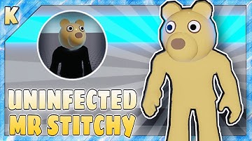 How To Get “UNINFECTED MR STITCHY” BADGE + SKIN/MORPH in Accurate Piggy And Floors Roleplay | Roblox