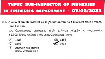 A sum of simple interest at 13 1/2% per annum to 2,502.50 after 4 years. Find the sum