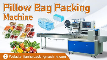 Horizontal Flow Wrap Machine, Pillow Packing Machine for Bread, Biscuit, Fruit, Mask, Soap, etc.