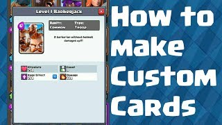 How to make custom cards and play in Clash Royale screenshot 4