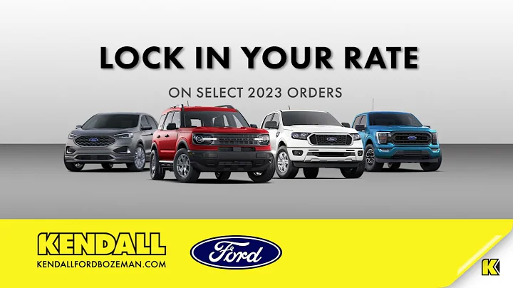 Kendall Ford Bozeman | Lock in your rate
