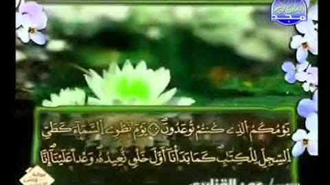 الجزء السابع عشر (17) من القرآن الكريم بصوت الشيخ عمر القزابري