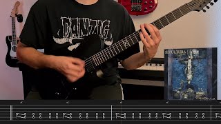 Sepultura - Territory (Rhythm Guitar Cover   Screentabs)