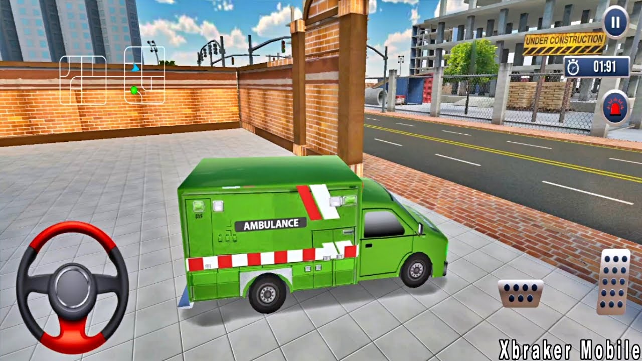911 Ambulance Rescue Driver #2 - Emergency Green Ambulance Driving - Best Android Gameplay