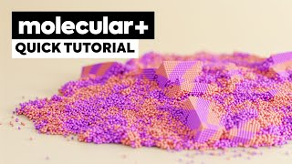 Molecular  Blender3D tutorial in under 5 Minutes