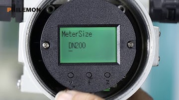 Vortex flow mere diameter and K factor setting