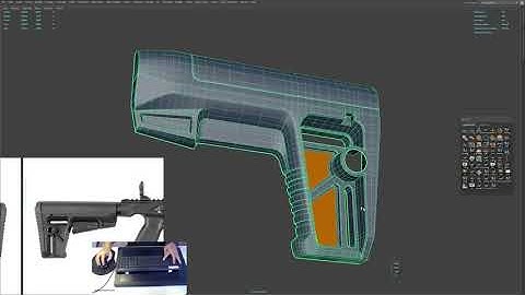 Maya | Hardsurface Modeling | Kriss Vector AEG | Part 3