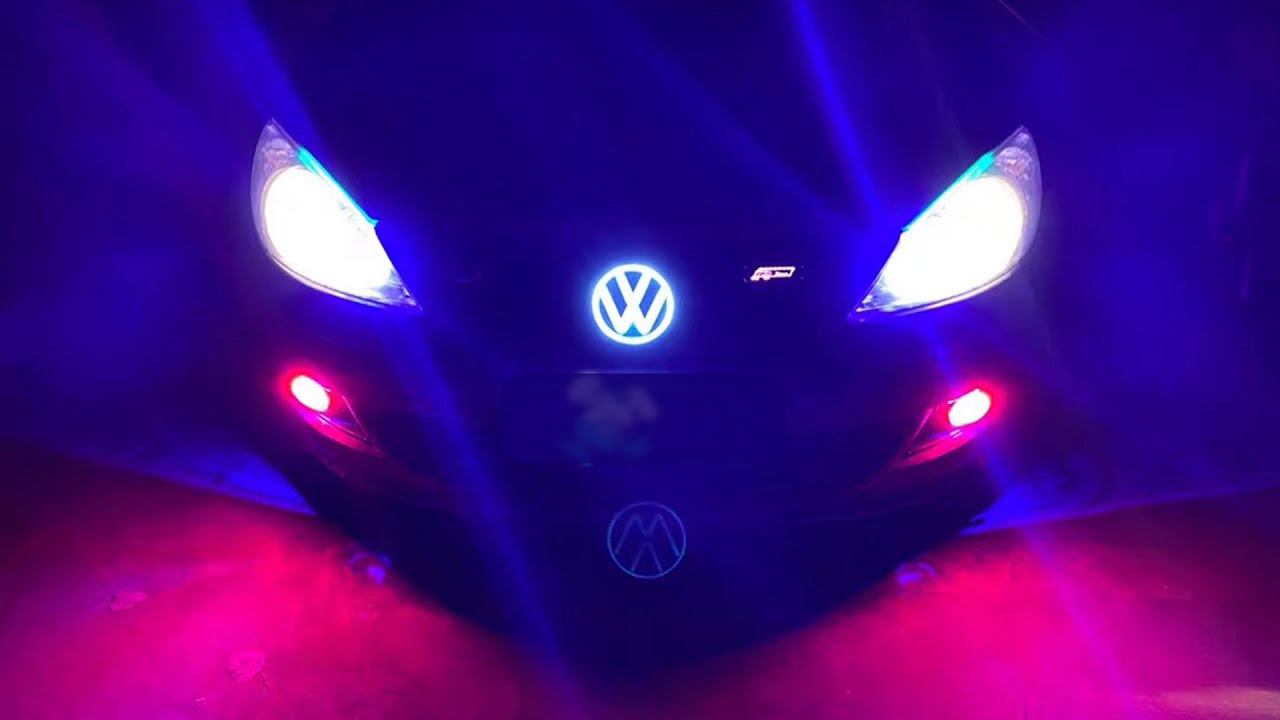 5D Super Bright Light Up LED VW Emblem Light