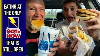 Hot 'N Now Mukbang at the Drive-Thru in Sturgis, Michigan | Series Road Trip Back To Chicago