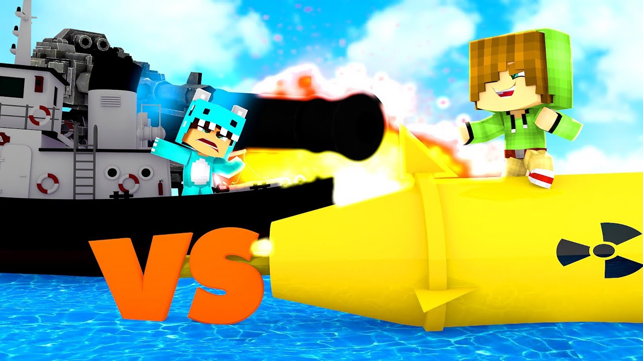 ⁣BARCO ATOMICO VS BARCO INDESTRUCTIBLE ⛴️ ¿LA BATALLA MAS EPICA? BEBE MILO MINECRAFT