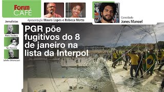 PGR põe fugitivos do 8 de janeiro na lista da Interpol | Lula emociona-se em abrigo | Café | 16.5
