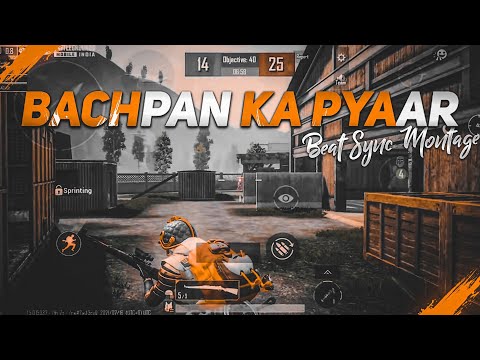 Bachpan Ka Pyaar (Tiktok Remix) - Beat Sync Montage || Hindi Song Pubg Montage || Fist Montage ||