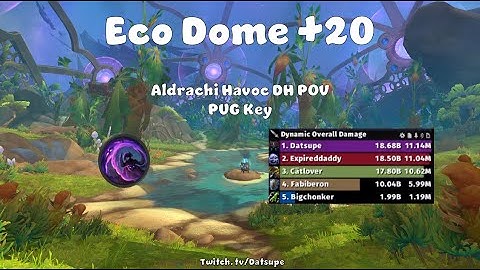 +20 Eco Dome  TWW S3 Aldrachi Havoc DH POV Pug Key