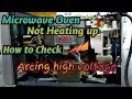 How to Repair Microwave Oven not Heating up, Arcing High Voltage Checking (Tagalog)