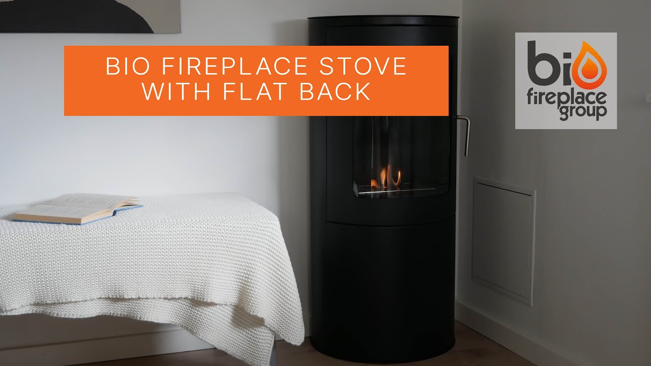 Bio Fireplace Stove With Flat Back