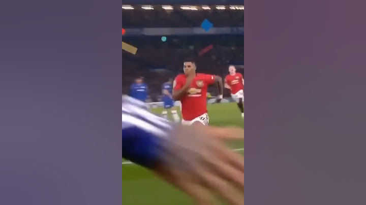 MARCUS RASHFORD'S INSANE FREEKICK AGAINST CHELSEA