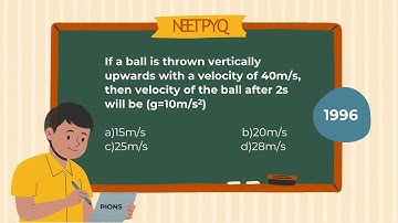 If a ball is thrown vertically upwards with a velocity of 40m/s, then velocity of the ball after 2s