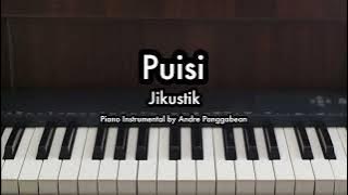 Puisi - Jikustik | Piano Karaoke by Andre Panggabean