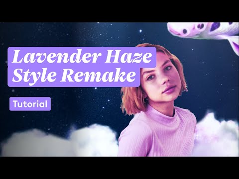 How to Recreate the Lavender Haze Cloud Scene Using Photoleap