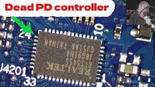 lenovo e590 no power, not charging or slow charge, rts5455 pd controller replacement