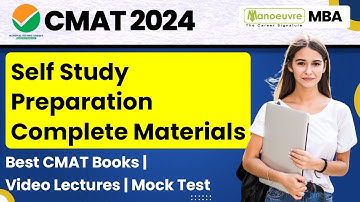 CMAT 2024 - Self Study Preparation Complete Materials | Best CMAT Books | Video Lectures | Mock Test