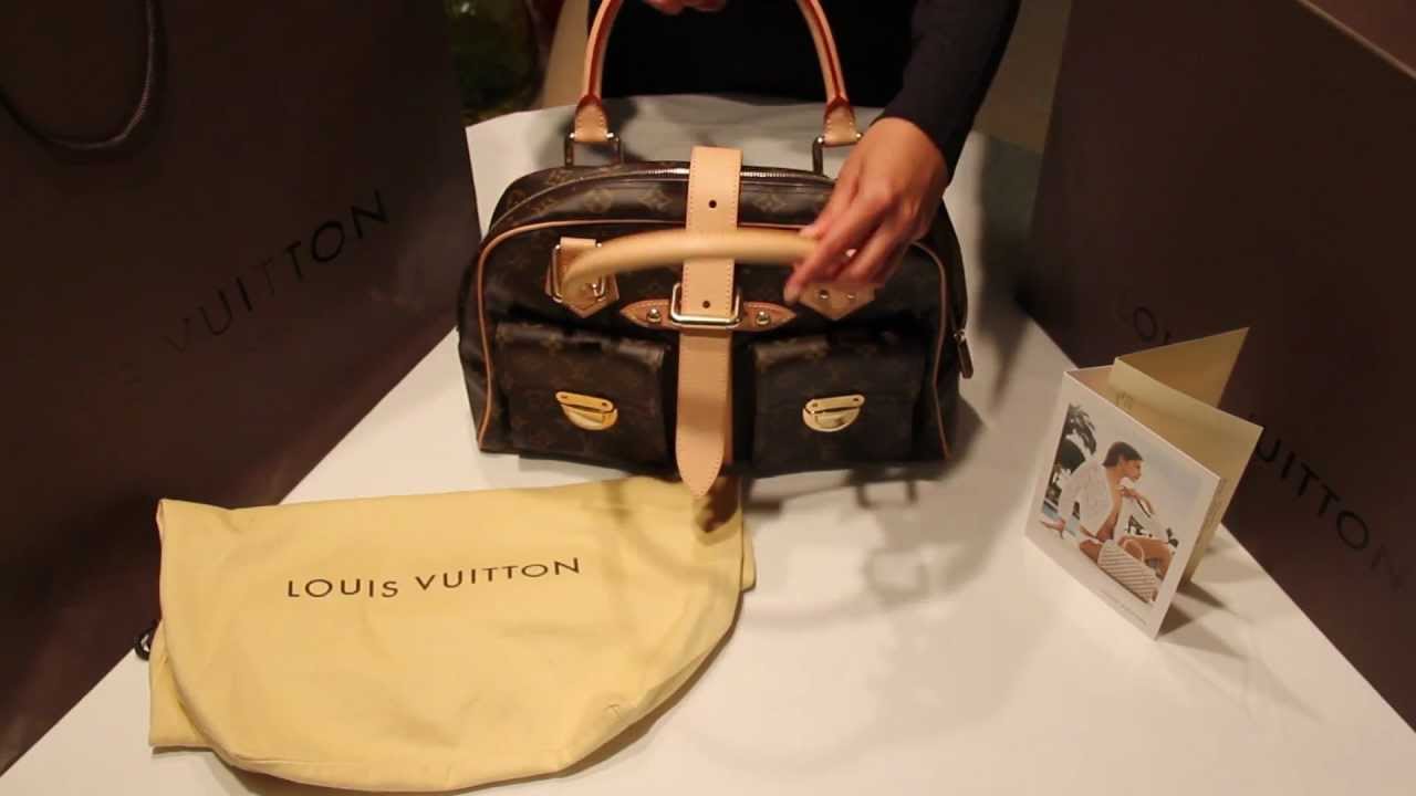 louis vuitton large manhattan gm for sale youtube how to do a receipt