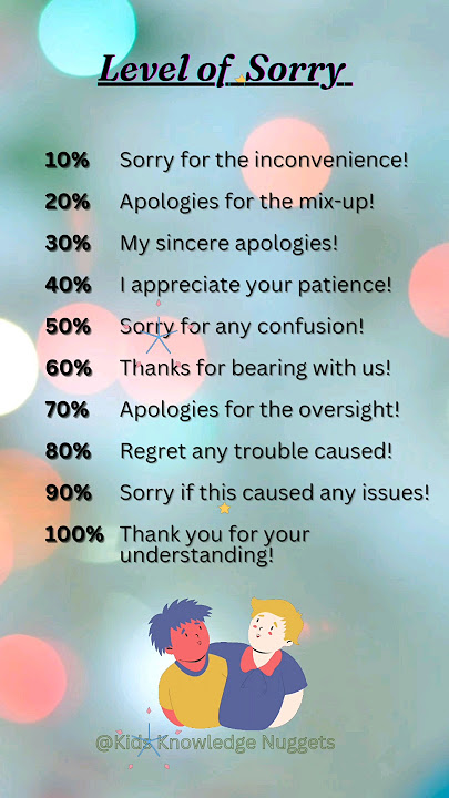 Different Ways to Say Sorry #improveenglish #learnenglish #speakenglish #vocabulary #sorry #shorts