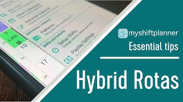 Create a Hybrid Work Rota in MyShiftPlanner