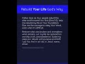 Ezra 32 Prayer: Rebuild with God First