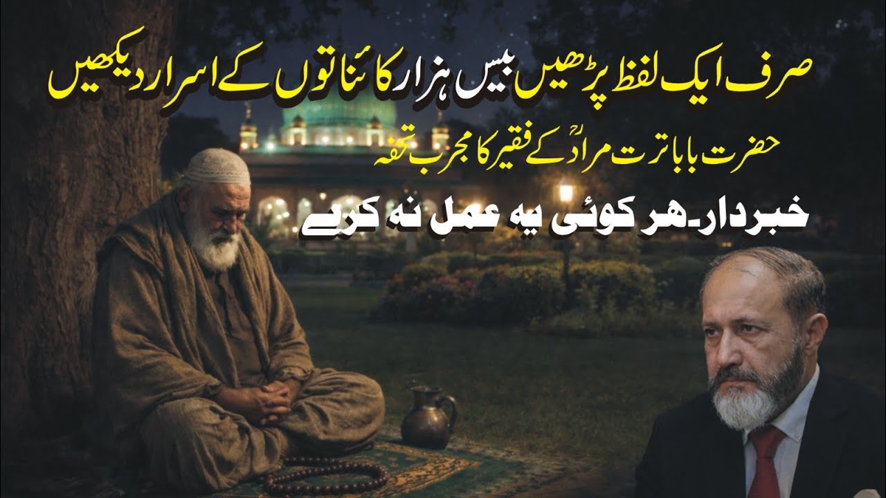 20 Hazar Makhlookat Dikhane Wale Aik Ism E Azam Ka Amal | Shahid Nazir Ch 