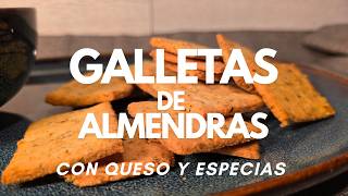 Receta fácil de galletas saladas saludables con Harina de Almendras