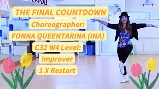 THE FINAL COUNTDOWN ll improver LD ll Choreographer:FONNA COUNTARINA ( INA), April 20247
