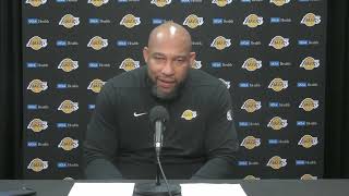 Darvin Ham PostGame Interview | Los Angeles Lakers vs Memphis Grizzlies