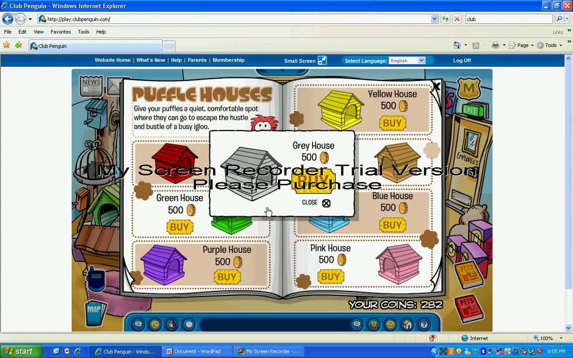 Club penguin puffle catalog hidden items YouTube