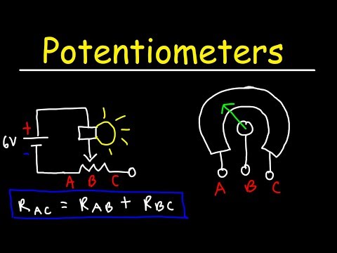 Video: Kā darbojas potenciometrs?