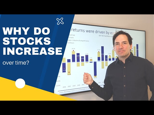Why do stocks increase over time?