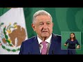 Andrés Manuel López Obrador  desde Palacio Nacional. Lunes 8 de febrero ...